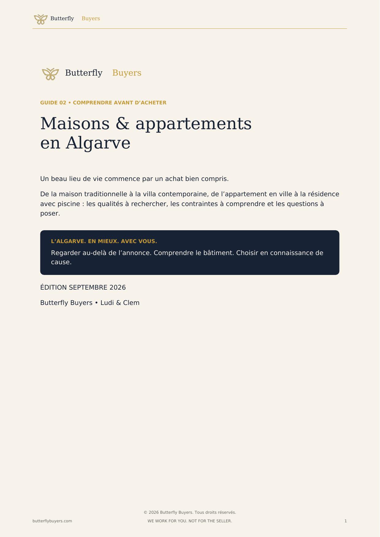 Maisons & appartements en Algarve